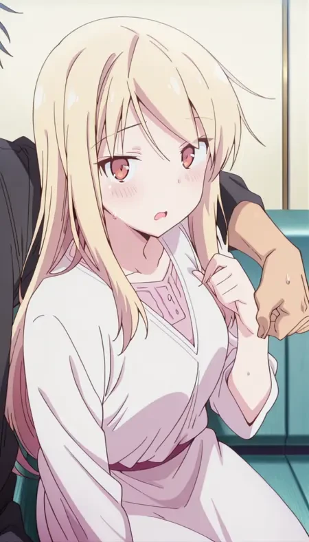 手搭肩上/靠着依偎视角Illus LoRA插图7 手搭肩上/靠着依偎视角Illus LoRA插图7