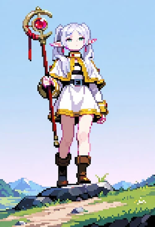 8位动漫像素画风/游戏设计LoRA插图11 8位动漫像素画风/游戏设计LoRA插图11
