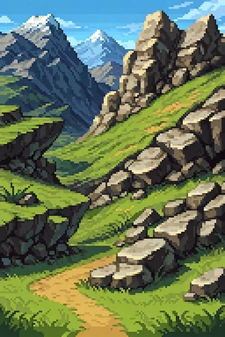 8位动漫像素画风/游戏设计LoRA插图6 8位动漫像素画风/游戏设计LoRA插图6