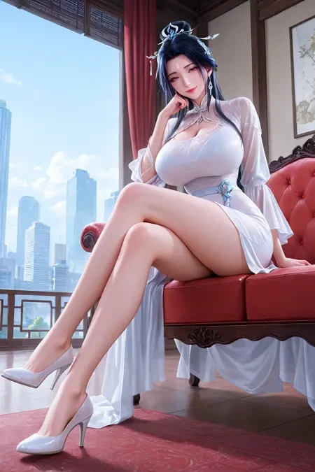 《诛仙》女主角陆雪琪Illus LoRA插图8 《诛仙》女主角陆雪琪Illus LoRA插图8