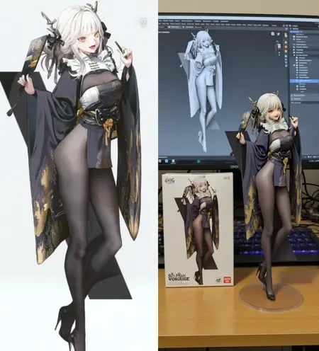 2D图片转3D手办模型Kontext LoRA插图3 2D图片转3D手办模型Kontext LoRA插图3