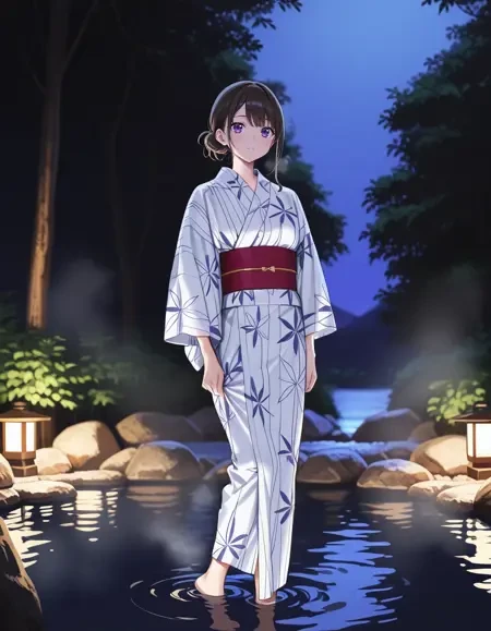 温泉馆/露天浴池场景背景Illus LoRA插图13 温泉馆/露天浴池场景背景Illus LoRA插图13