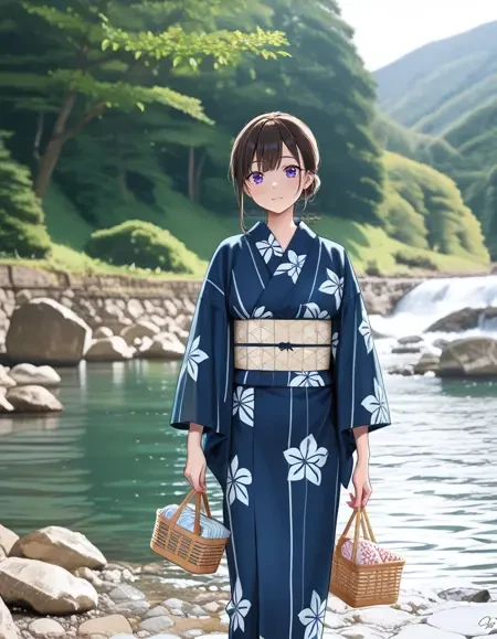 温泉馆/露天浴池场景背景Illus LoRA插图14 温泉馆/露天浴池场景背景Illus LoRA插图14