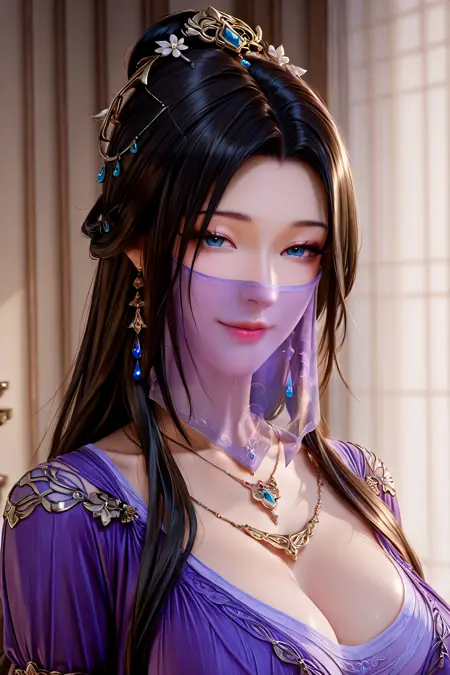 《凡人修仙传》女主角紫灵LoRA