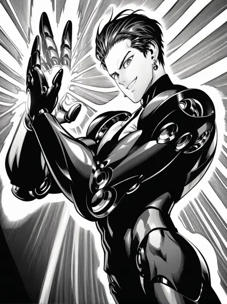 《一拳超人》村田雄介画风Illus LoRA插图12 《一拳超人》村田雄介画风Illus LoRA插图12