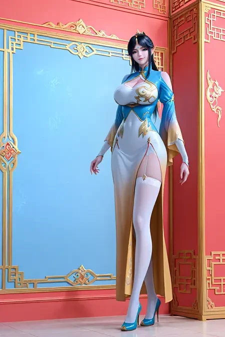 《斗破苍穹》凤清儿3D角色LoRA插图5 《斗破苍穹》凤清儿3D角色LoRA插图5