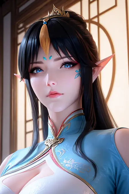 《斗破苍穹》凤清儿3D角色LoRA