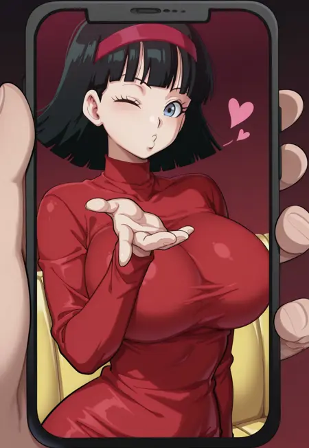 动漫角色手机屏幕视角Illus LoRA