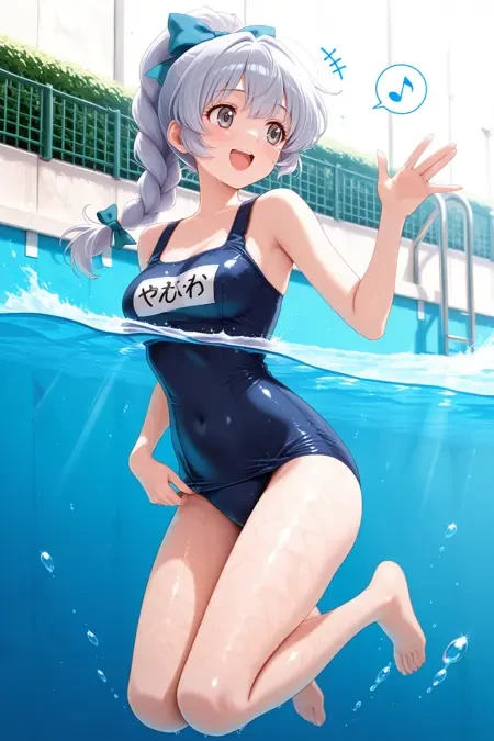 日式泳衣/比基尼/死库水Illus LoRA插图9 日式泳衣/比基尼/死库水Illus LoRA插图9