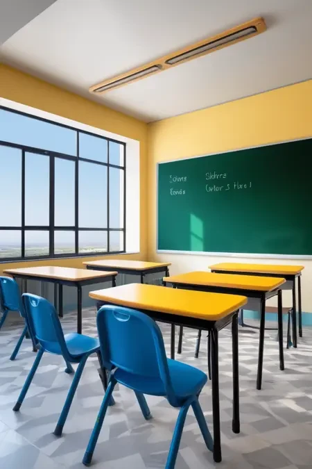 教室/课堂/自习室背景场景LoRA插图13 教室/课堂/自习室背景场景LoRA插图13