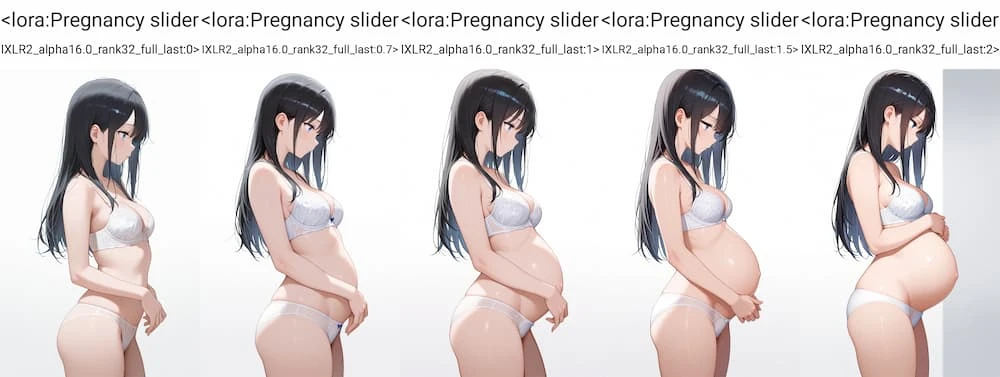 肚子大小滑块/大肚子控制器LoRA插图3 肚子大小滑块/大肚子控制器LoRA插图3