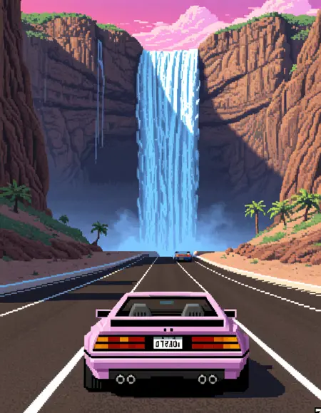 复古电子游戏XL/16位像素画风LoRA