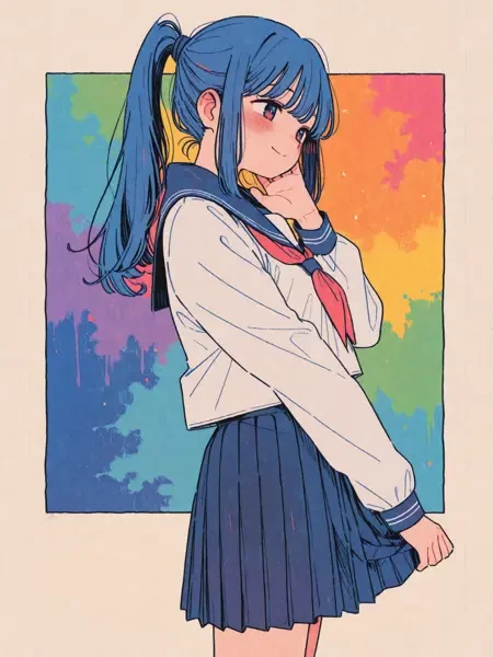 ScyraX Pastel Core 2D淡彩插画模型插图 ScyraX Pastel Core 2D淡彩插画模型插图