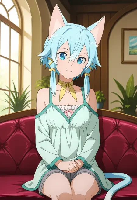 《刀剑神域》朝田诗乃角色Illus LoRA插图6 《刀剑神域》朝田诗乃角色Illus LoRA插图6