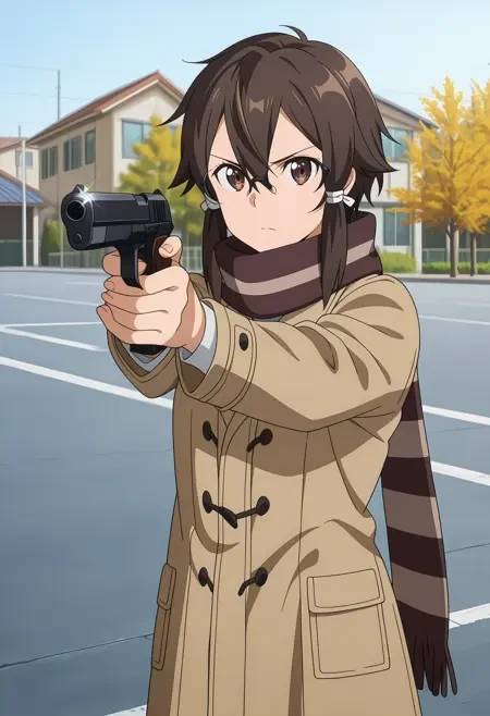 《刀剑神域》朝田诗乃角色Illus LoRA插图13 《刀剑神域》朝田诗乃角色Illus LoRA插图13