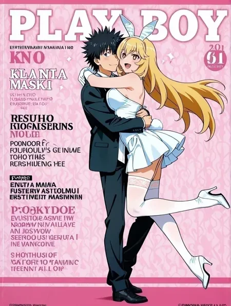 花花公子杂志封面姿势Illus LoRA插图12 花花公子杂志封面姿势Illus LoRA插图12