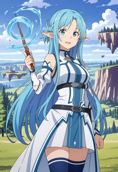 《刀剑神域》亚斯娜角色服饰LoRA插图3 《刀剑神域》亚斯娜角色服饰LoRA插图3