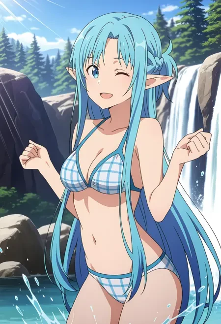 《刀剑神域》亚斯娜角色服饰LoRA插图5 《刀剑神域》亚斯娜角色服饰LoRA插图5