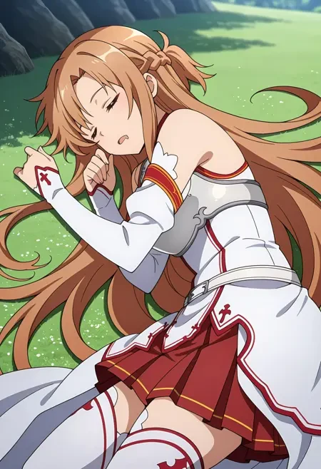 《刀剑神域》亚斯娜角色服饰LoRA插图10 《刀剑神域》亚斯娜角色服饰LoRA插图10