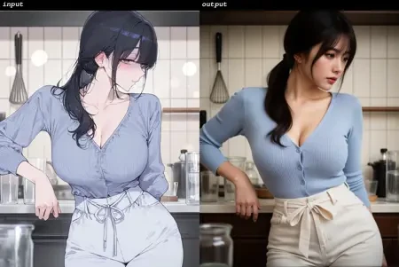 动漫转真人Qwen-Edit工具LoRA插图4 动漫转真人Qwen-Edit工具LoRA插图4