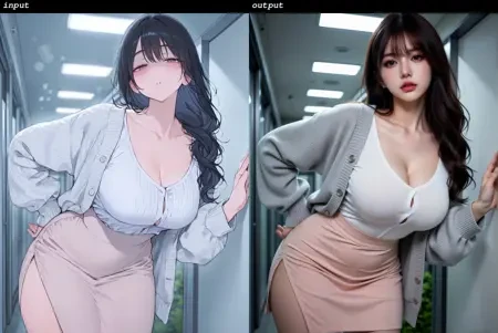 动漫转真人Qwen-Edit工具LoRA插图8 动漫转真人Qwen-Edit工具LoRA插图8