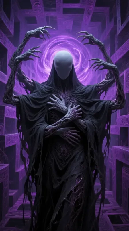 无脸之神/黑暗奇幻画风Qwen LoRA插图3 无脸之神/黑暗奇幻画风Qwen LoRA插图3