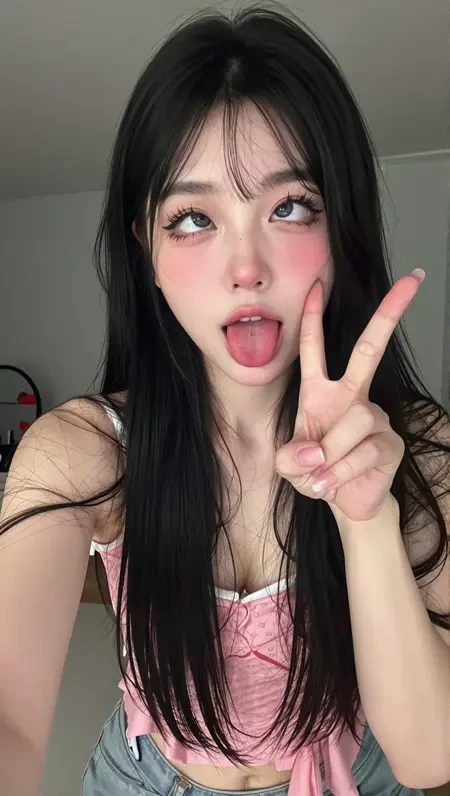 Ahegao阿嘿颜表情ZImage LoRA插图3 Ahegao阿嘿颜表情ZImage LoRA插图3