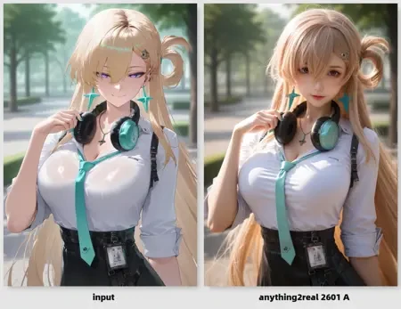 动漫转真人工具Qwen LoRA插图5 动漫转真人工具Qwen LoRA插图5