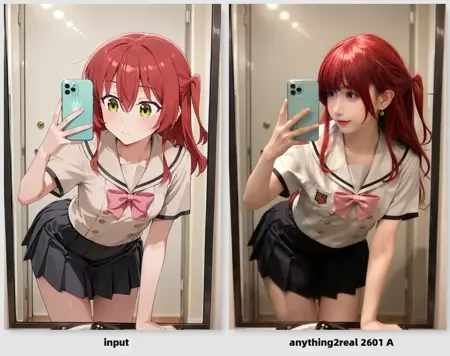 动漫转真人工具Qwen LoRA插图 动漫转真人工具Qwen LoRA插图