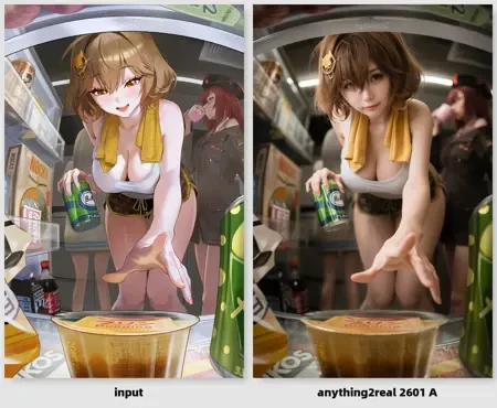 动漫转真人工具Qwen LoRA插图4 动漫转真人工具Qwen LoRA插图4