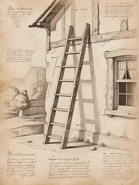 达芬奇绘画风格/羊皮纸蓝图LoRA插图7 达芬奇绘画风格/羊皮纸蓝图LoRA插图7