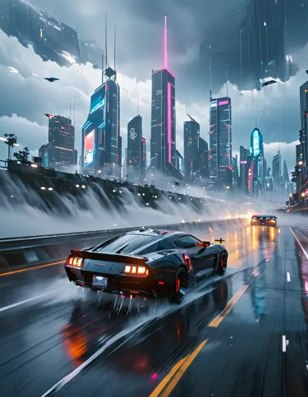 赛博朋克城市/科幻城市ZImage LoRA