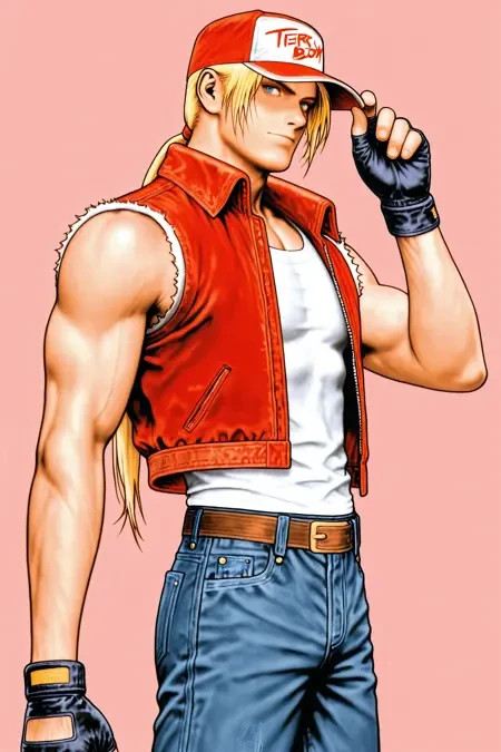 拳皇/街头霸王复古角色画风LoRA插图5 拳皇/街头霸王复古角色画风LoRA插图5