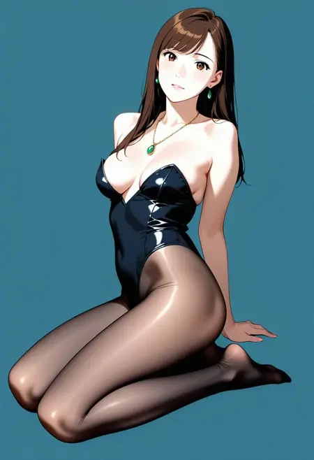 油亮性感女士丝袜/黑丝Illus LoRA插图7 油亮性感女士丝袜/黑丝Illus LoRA插图7