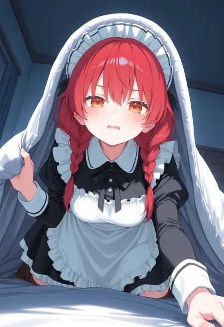 躲在被子里/钻进被子姿势Illus LoRA插图12 躲在被子里/钻进被子姿势Illus LoRA插图12