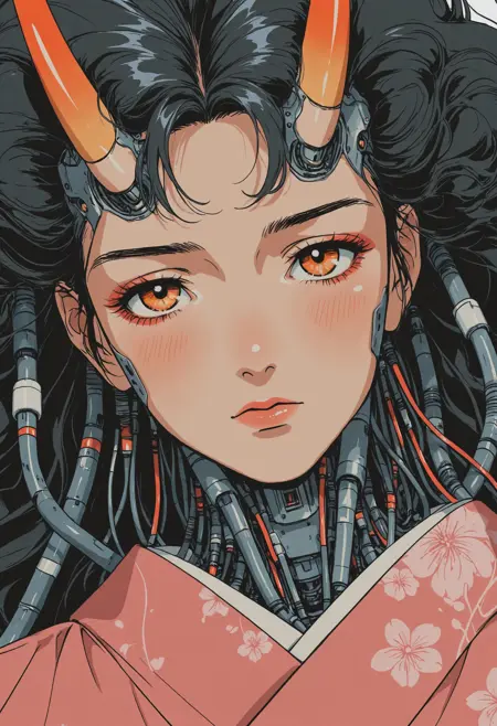 90年代动漫复古/怀旧画风Illus LoRA