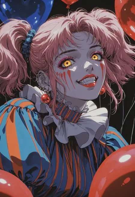 90年代动漫复古/怀旧画风Illus LoRA插图4 90年代动漫复古/怀旧画风Illus LoRA插图4