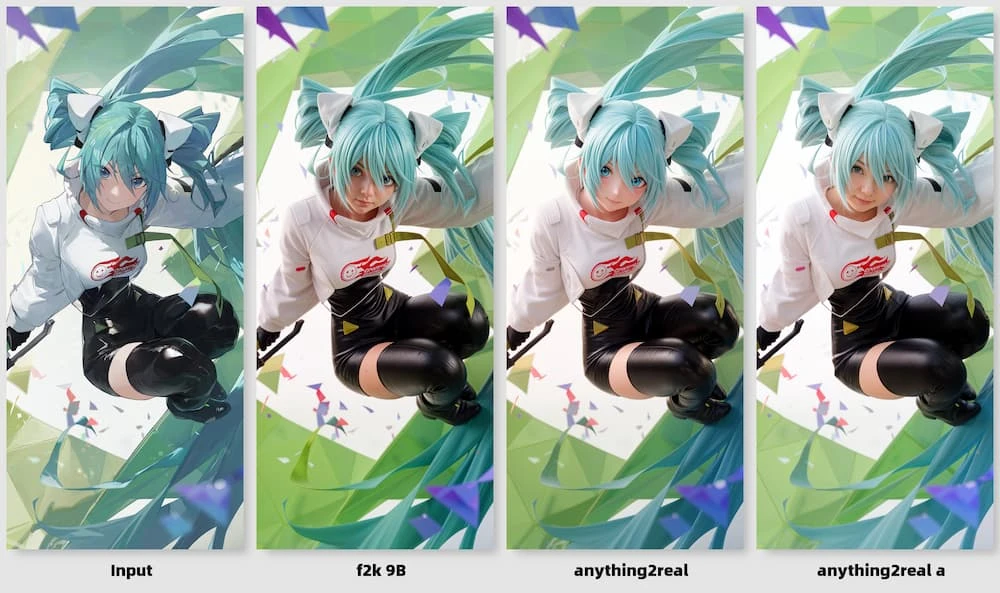 动漫转真人/转3D工具LoRA插图6 动漫转真人/转3D工具LoRA插图6