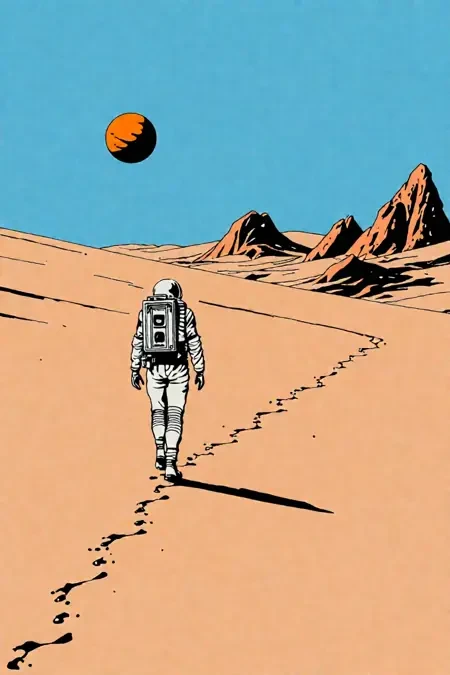 复古漫画/美式科幻插画多版本LoRA插图6 复古漫画/美式科幻插画多版本LoRA插图6