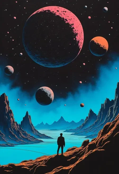 复古漫画/美式科幻插画多版本LoRA插图9 复古漫画/美式科幻插画多版本LoRA插图9