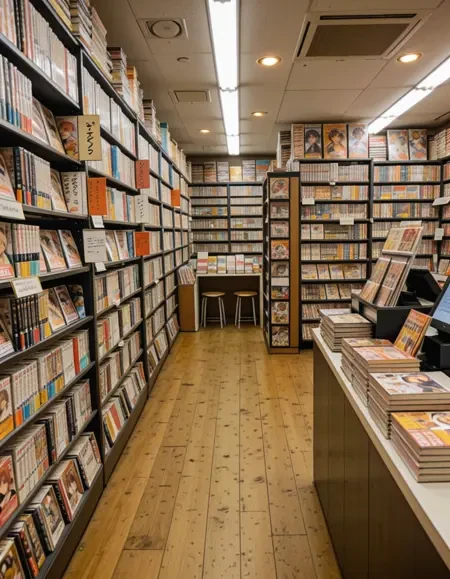 日本漫画书店背景/场景Illus LoRA插图4 日本漫画书店背景/场景Illus LoRA插图4