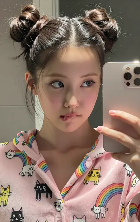 舔牙齿/咬嘴唇/舔嘴唇动作LoRA