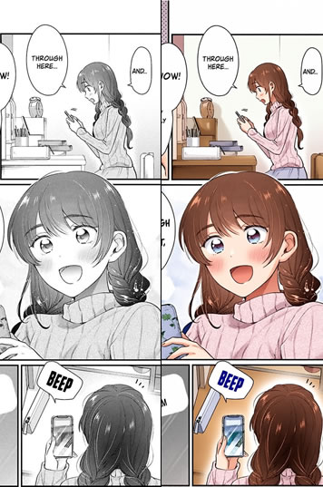 漫画着色/上色/颜色增强Qwen LoRA