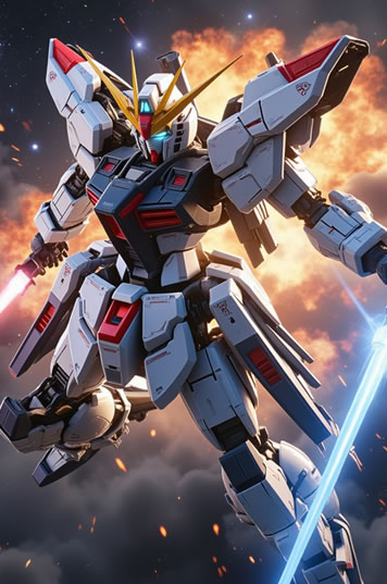 机甲战士高达SEED风格Flux LoRA