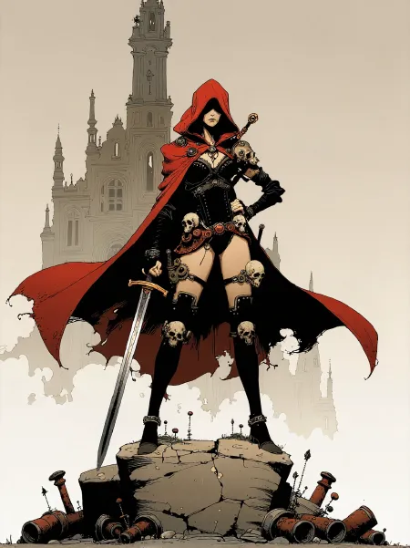 美式英雄画风/复古漫画风格LoRA