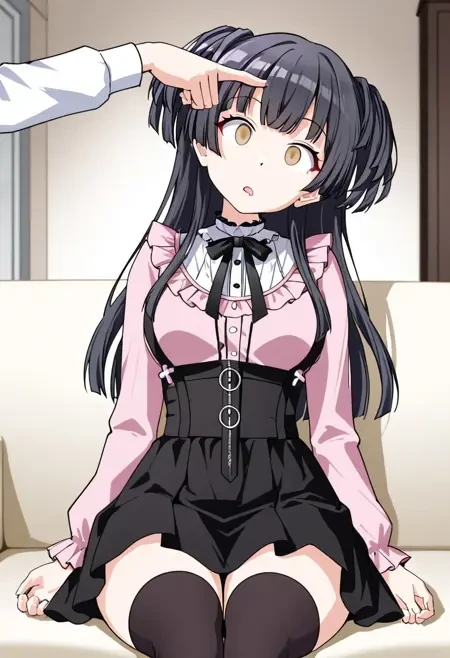 斗鸡眼/对眼角色动作姿势Illus LoRA插图6 斗鸡眼/对眼角色动作姿势Illus LoRA插图6