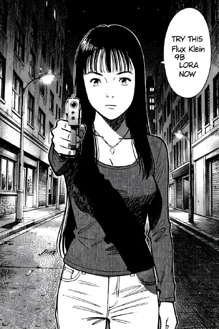 浦泽直树黑白漫画/绘画风格LoRA插图 浦泽直树黑白漫画/绘画风格LoRA插图