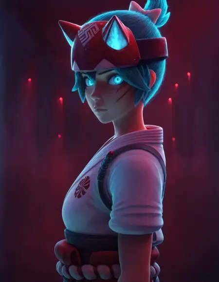 《守望先锋》3D游戏角色LoRA