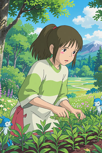 吉卜力/宫崎骏动漫画风多版本LoRA