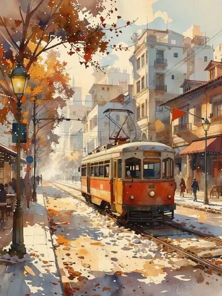 水彩画/水彩风景人物画风ZIT LoRA插图7 水彩画/水彩风景人物画风ZIT LoRA插图7